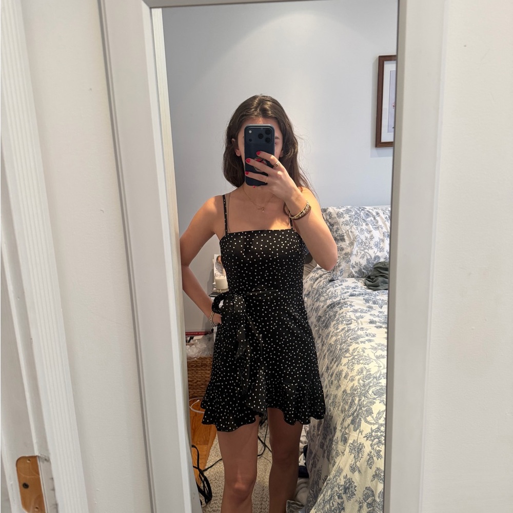 Black Polka Dot Dress